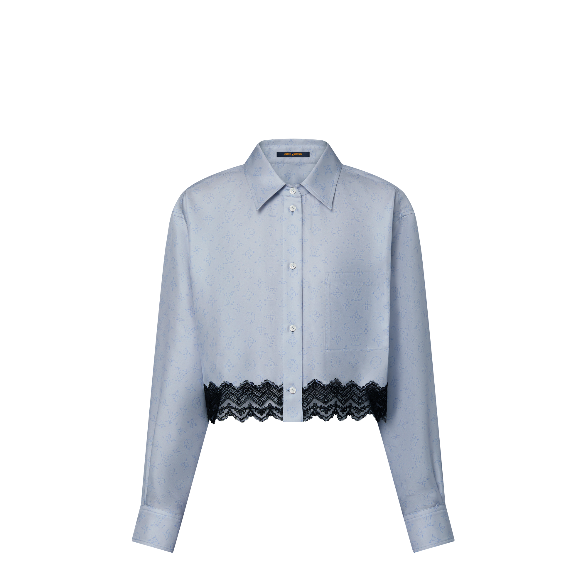 Mahina Lace Trim Shirt   in Women's Ready-to-Wear Tops collections by Louis Vuitton (Product zoom)